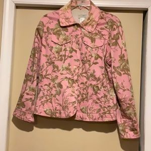 Misses Large Liz Caliborne Villager Stretch Cotton ChIno jacket